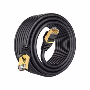 Cable de Red Cat8 de 10 Metros Lancom LTSN8-3102-10M | 2000Mhz | 40Gbps | SFTP Patch Cord Cobre LSZH Negro | 100% Cobre Distribuído en HD Multimedia PERU SAC