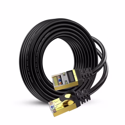 Cable de Red Cat8 de 3 Metros Lancom LTSN8-3102-3M | 2000Mhz | 40Gbps | SFTP Patch Cord Cobre LSZH Negro | 100% Cobre Distribuído en HD Multimedia PERU SAC