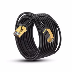 Cable de Red Cat8 de 5 Metros Lancom LTSN8-3102-5M | 2000Mhz | 40Gbps | SFTP Patch Cord Cobre LSZH Negro | 100% cobre Distribuído en HD Multimedia PERU SAC