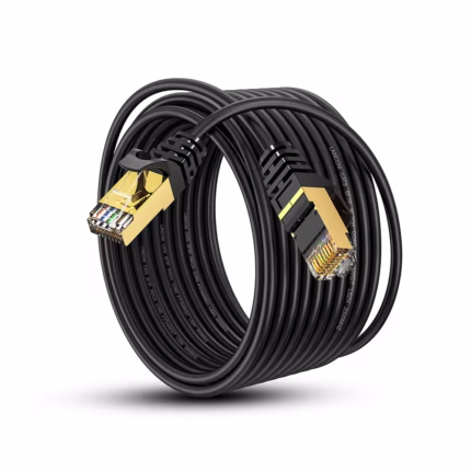 Cable de Red Cat8 de 5 Metros Lancom LTSN8-3102-5M | 2000Mhz | 40Gbps | SFTP Patch Cord Cobre LSZH Negro | 100% cobre Distribuído en HD Multimedia PERU SAC