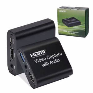 Capturadora de Video HDMI con Entrada de Micrófono y Video Retorno OX1239 | 4K / 1080p, Distribuído en HD Multimedia PERU SAC