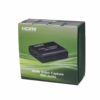 Capturadora de Video HDMI con Entrada de Micrófono y Video Retorno OX | K  p Distribuído en HD Multimedia PERU SAC