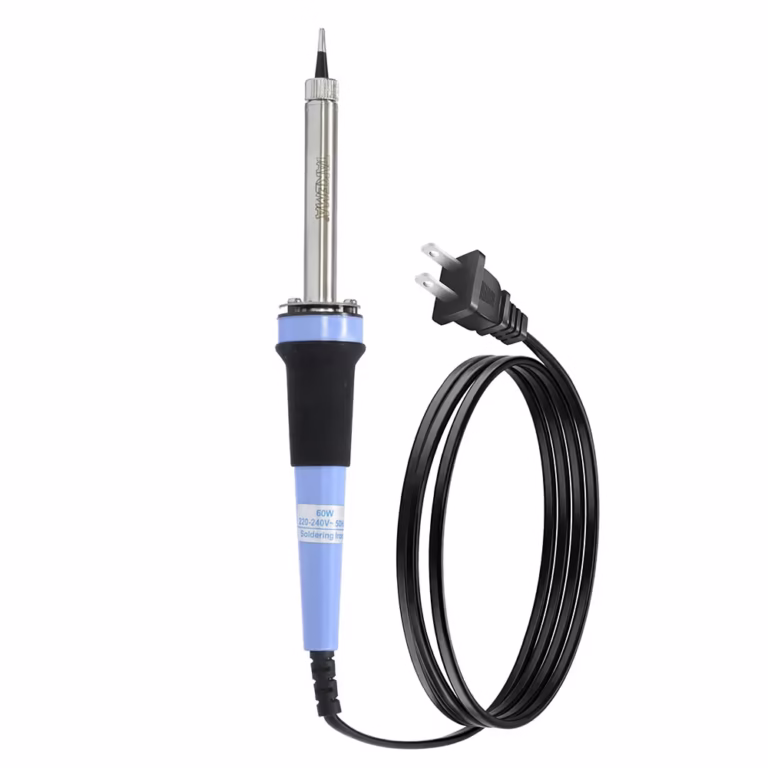 Cautín de 60W tipo Lápiz TAKEMA ZD-30C-60W Punta de Plata 1.4mm | Soldador Eléctrico para Electrónica, Distribuído en HD Multimedia PERU SAC