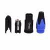 Conector Canon Hembra para Soldar Connex GWDX BK BL Terminal Azul | XLR  Pin Gold Plated
