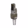 Conector RJ CatA Blindado DTECH DT AFN sin Herramientas | Gbps Metal Housing de Zinc Individual Distribuído en HD Mutlimedia PERU SAC