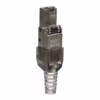 Conector RJ CatA Blindado DTECH DT AFN sin Herramientas | Gbps Metal Housing de Zinc Individual Distribuído en HD Mutlimedia PERU SAC