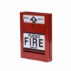 Pulsador Manual de Emergencia Opalux PUL A para Sistema de Alarma Contra Incendio V DC Distribuído en HD Multimedia PERU SAC