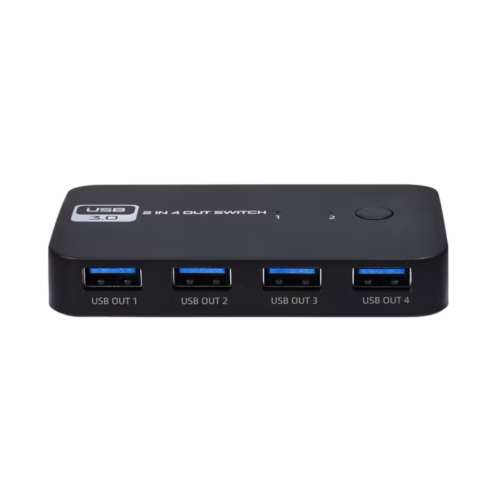 Switch Conmutador USB  American NET FJ U x Compartidor de Periféricos | Selector USB para  PCs Distribuído en HD Multimedia PERU SAC