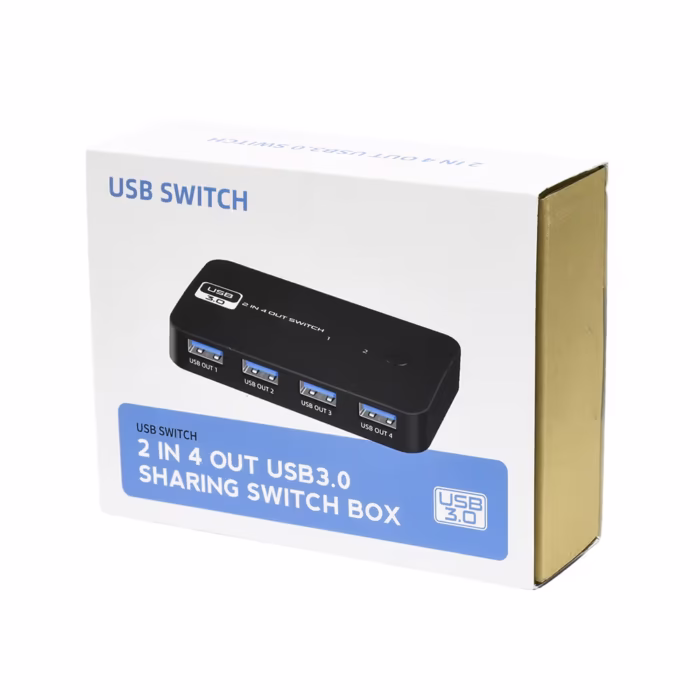 Switch Conmutador USB  American NET FJ U x Compartidor de Periféricos | Selector USB para  PCs Distribuído en HD Multimedia PERU SAC