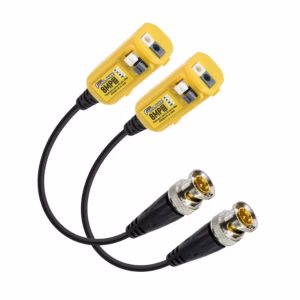 Video Balun 8MP 4K High Full Max HFM-VB-8 con Engrape Pasivo | Blíster de 2 Unidades para Cámaras de Seguridad, Distribuído en HD Multimedia PERU SAC