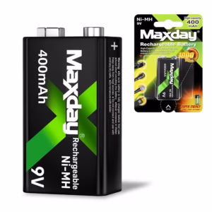 Batería de V Recargable mAh MaxDay MD  Ni MH Alto Rendimiento