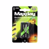 Batería de V Recargable mAh MaxDay MD  Ni MH Distribuído en HD Multiemdia PERU SAC