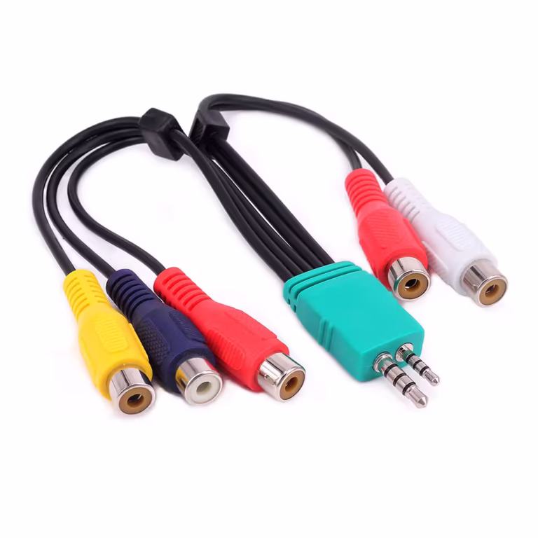 Cable de Video y Audio RCA para Samsung LED TV EL0241, Distribuído en HD Multimedia PERU SAC