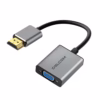 Adaptador HDMI a VGA Activo Delcom DL AHMVG con Audio y Carcasa de Aluminio p Hz