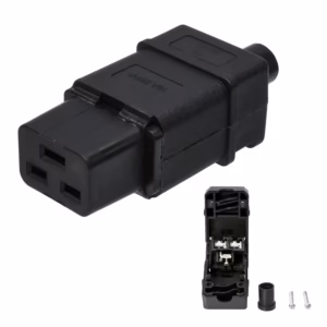 Conector Enchufe C19 IEC320 Hembra 16A American NET GP-130-ADP-C19